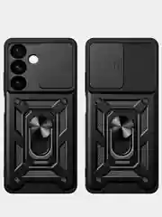 Чехол противоударный armors для Samsung S24 / Самсунг S24 с защитой камеры