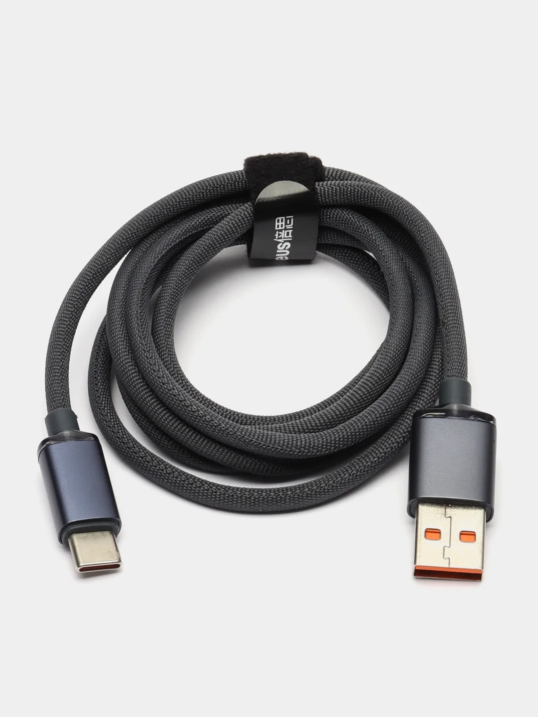Черный кабель зарядный USB/Type-C Baseus Crystal Shine Series с быстрой зарядкой