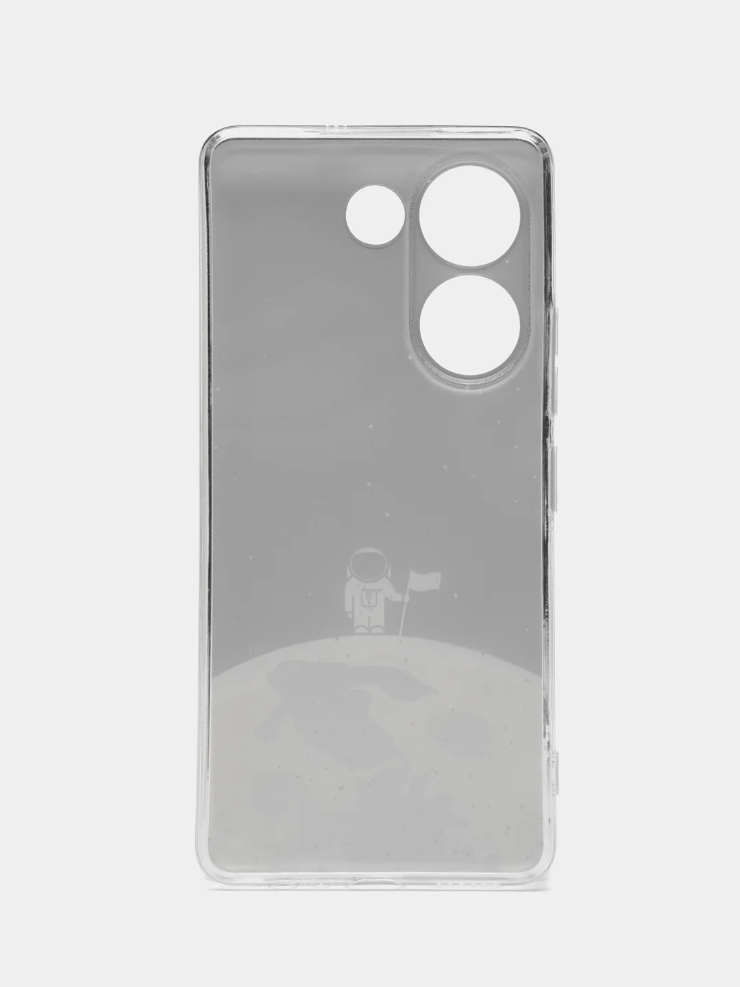 Светло-синий чехол на Tecno Camon 20/20 Pro 4G (Текно Камон 20/20 Про 4G), с рисунком, защита камеры