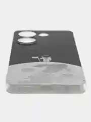 Светло-синий чехол на Tecno Camon 20/20 Pro 4G (Текно Камон 20/20 Про 4G), с рисунком, защита камеры