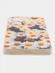 Золотой чехол на Xiaomi Redmi Note 13 Pro 4G/Poco M6 Pro 4G, прозрачный, с рисунком, защита камеры