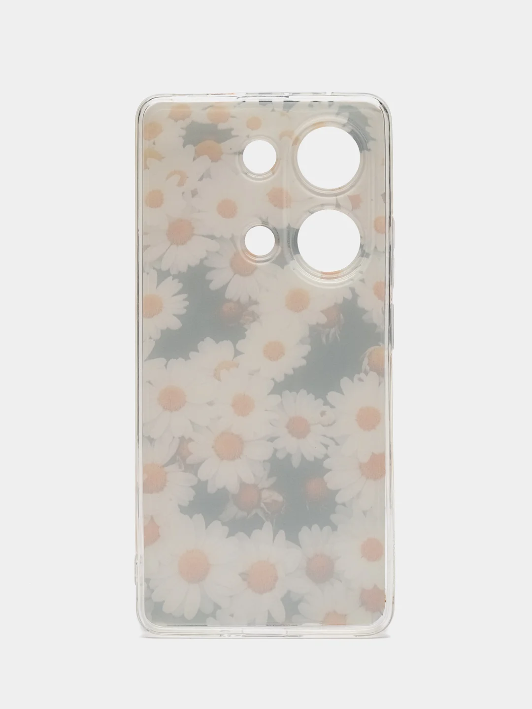 Золотой чехол на Xiaomi Redmi Note 13 Pro 4G/Poco M6 Pro 4G, прозрачный, с рисунком, защита камеры