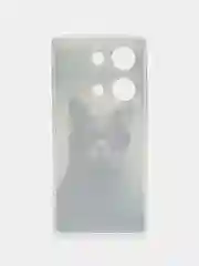Синий чехол на Xiaomi Redmi Note 13 Pro 4G/Poco M6 Pro 4G, прозрачный, с рисунком, защита камеры