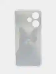 Синий меланж чехол на Infinix Hot 30i (Инфиникс Хот 30и) с рисунком, прозрачный