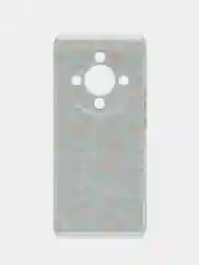 Светло-коричневый силиконовый чехол на Honor X9B (Хонор X9B), прозрачный, с рисунком, защита камеры