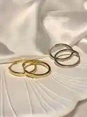 Серьги кольца женские