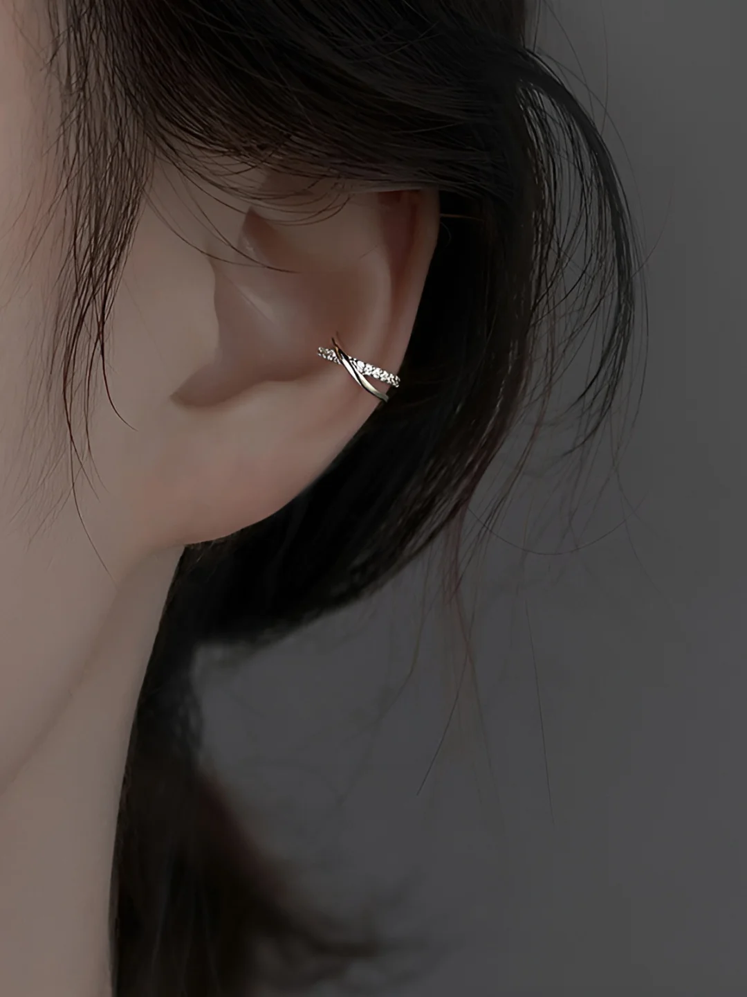Серьги каффы, набор 2 шт