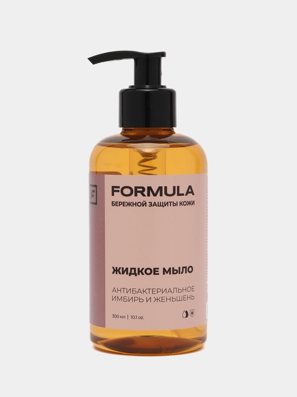 Жидкое мыло антибактериальное "Имбирь и женьшень" F FORMULA, 300ml