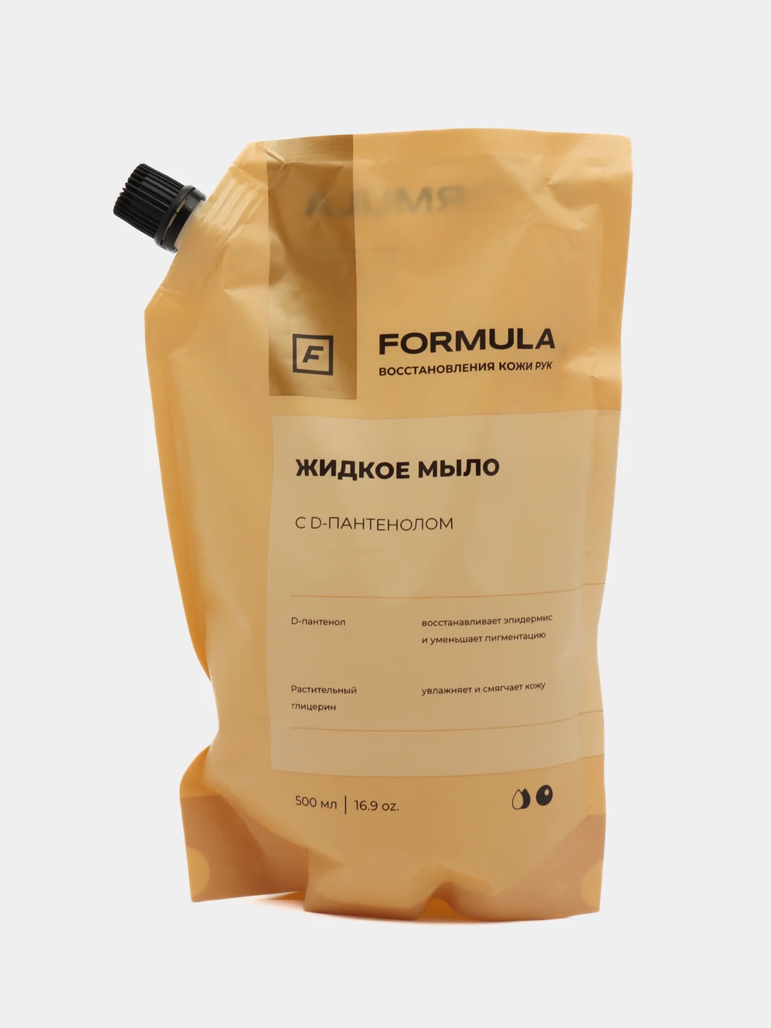 Жидкое мыло, с D-пантенолом, F FORMULA, 500 ml, дой пак