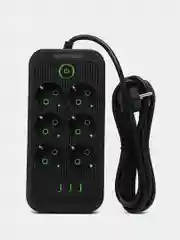 Сетевой фильтр- удлинитель с 6 розетками, 3 USB портами и 1 Type-C