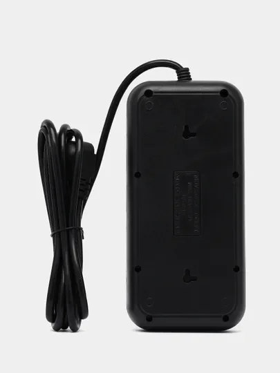 Белый сетевой фильтр- удлинитель с 6 розетками, 3 USB портами и 1 Type-C