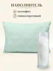 Мятный подушка Мягкий Сон "Bella Rosa" стеганая для сна