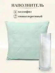 Мятный подушка Мягкий Сон "Bella Rosa" стеганая для сна