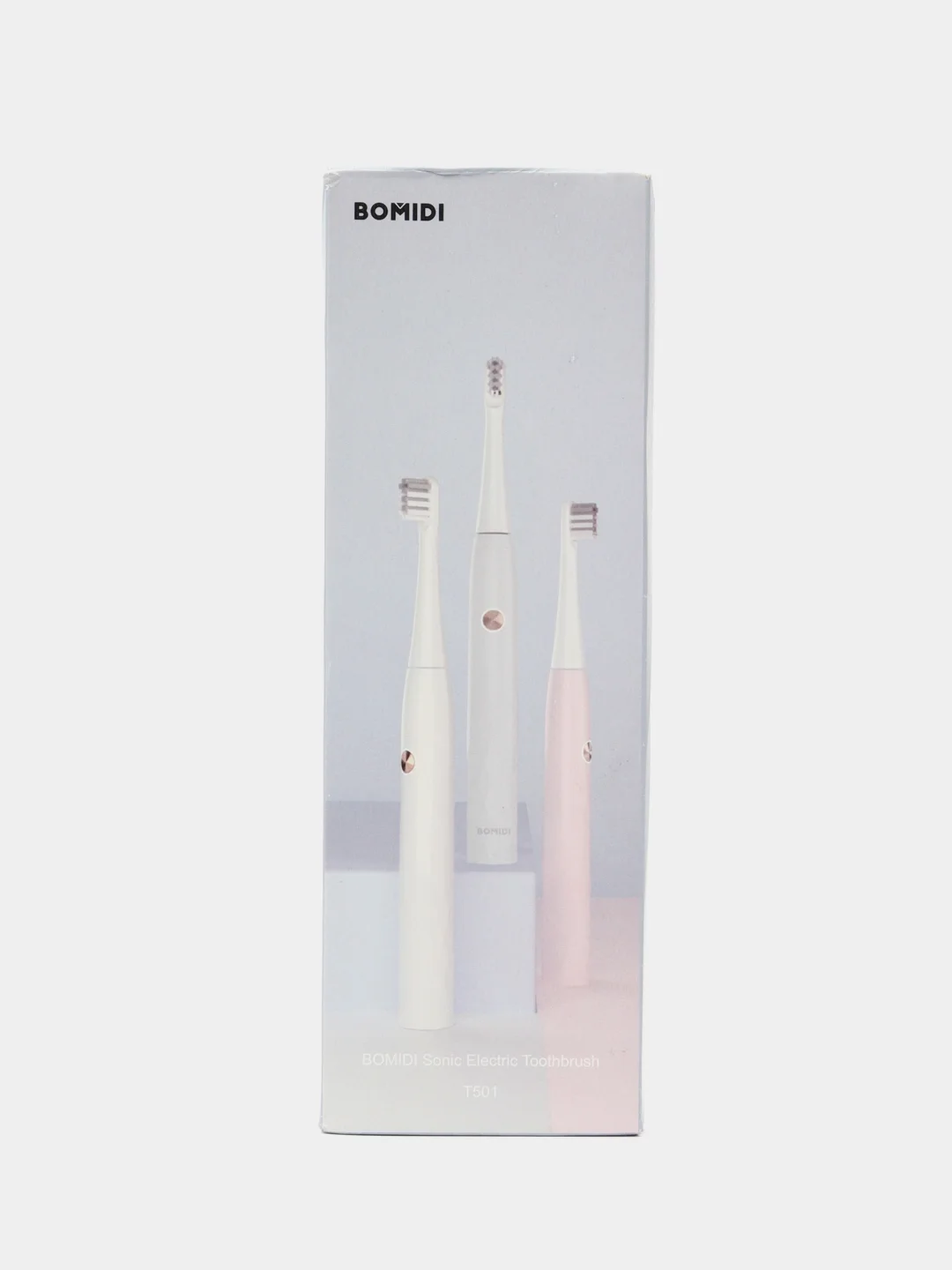 Розовый ультразвуковая электрическая зубная щетка BOMIDI T501 розовая