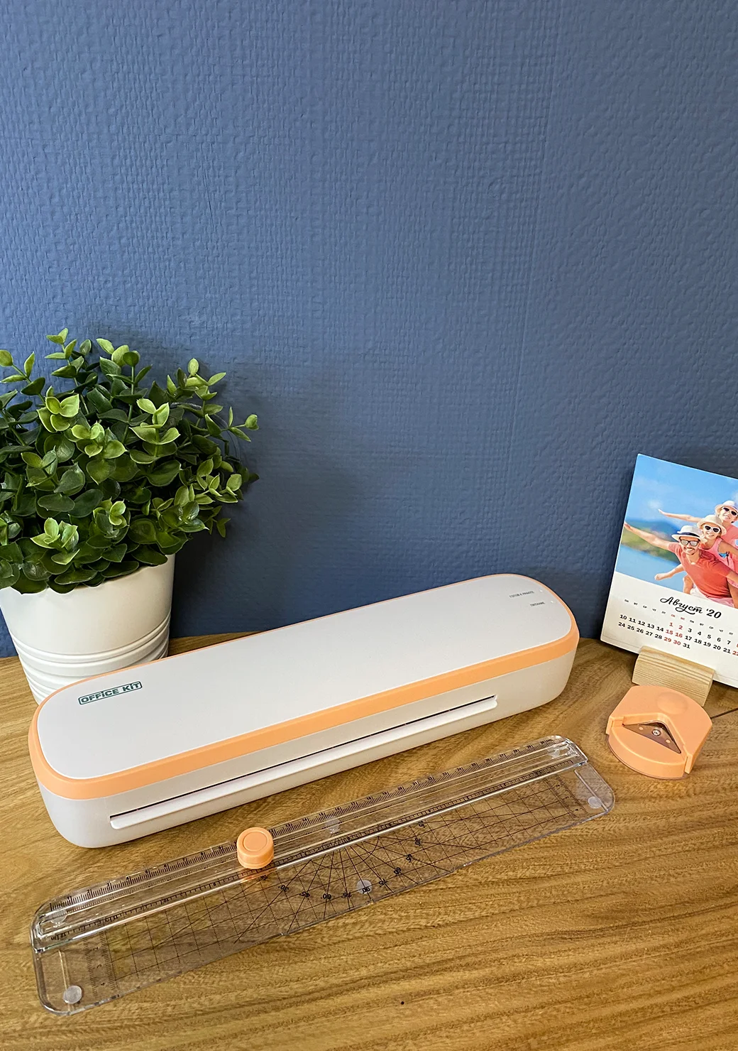 Ламинатор бумаги Office Kit L2307R (обрезчик углов + резак-линейка), формат А4