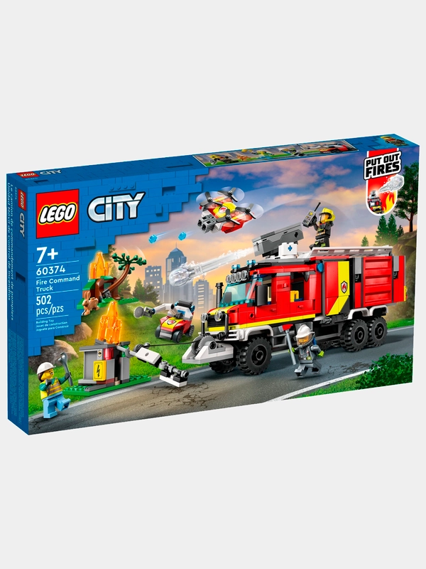 LEGO City "Машина пожарного расчета" 60374, 502 дет