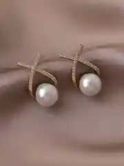 Серьги женские с жемчугом