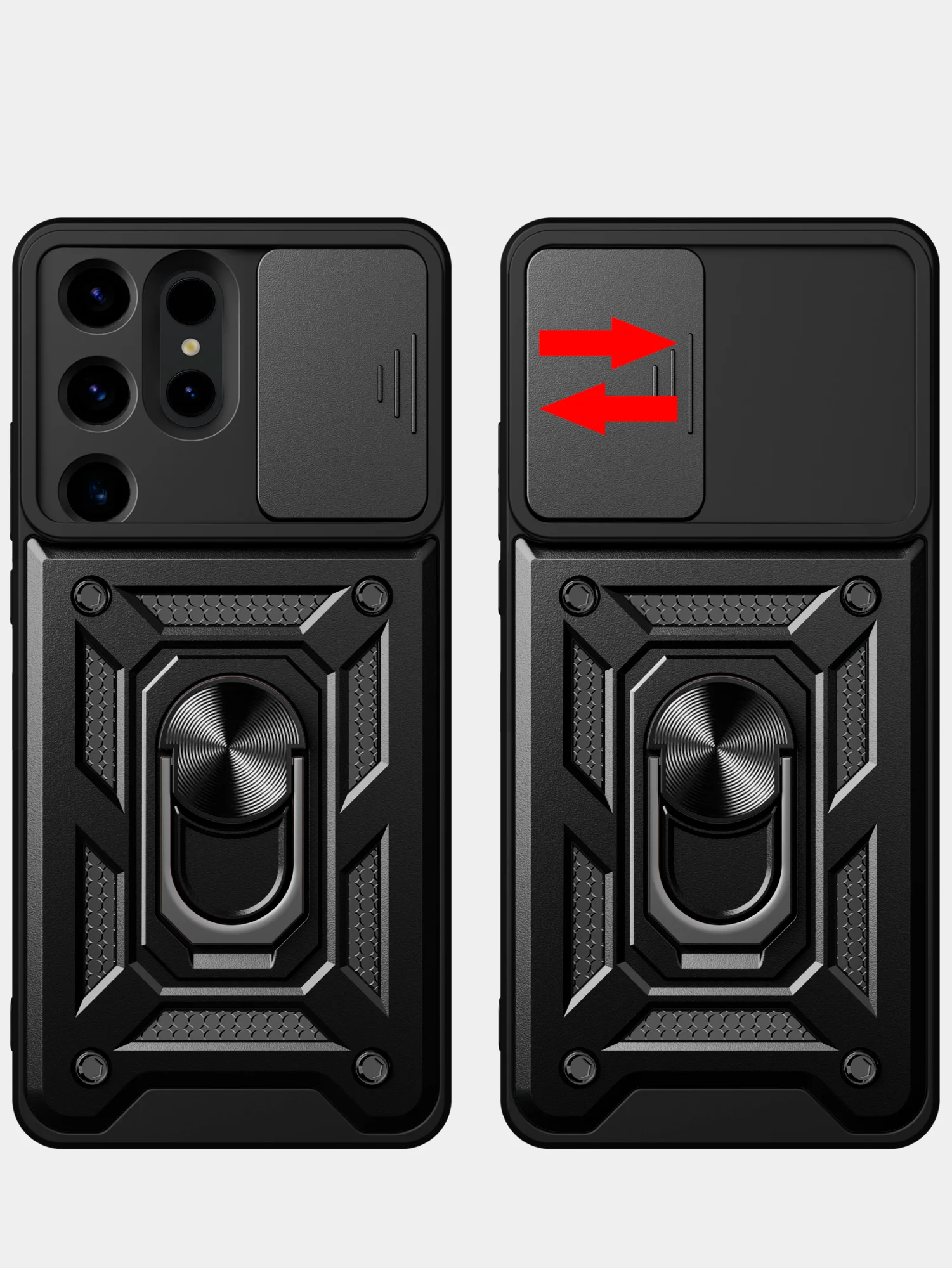 Темно-синий чехол противоударный armors для Samsung S24 Ultra / Самсунг S24 Ультра с защитой камеры