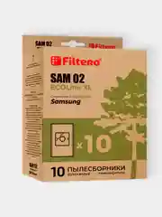 Мешки-пылесборники Filtero SAM 02 ECOLine XL для пылесосов, бумажные, 10 штук + фильтр
