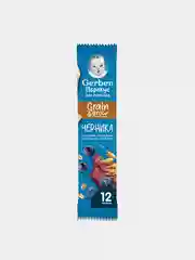Батончик фруктово-злаковый Gerber Черника и черная смородина с 12 месяцев 25г