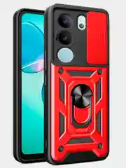 Серебряный чехол противоударный для Vivo V29 5G и V29 Pro / Виво В29 5G и В29 Про с защитой камеры