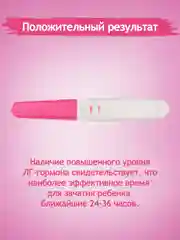 Белый струйный тест на овуляцию