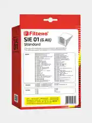 Мешки-пылесборники Filtero SIE 01 Standard для пылесосов, бумажные, 5 штук + фильтр
