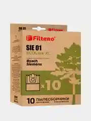 Мешки-пылесборники Filtero SIE 01 ECOLine XL, для пылесосов, бумажные, 10 штук + фильтр