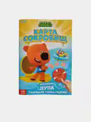 МиМиМишки книга с лупой "Карта сокровищ.Найди что спрятано" 16 стр