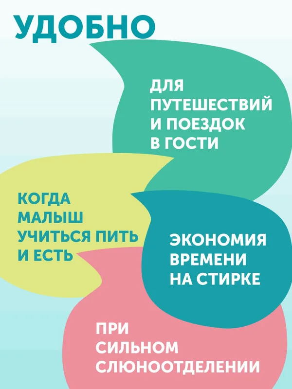 Нагрудники одноразовые LOVULAR HOT WIND, 10 штук