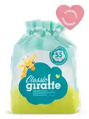 Одноразовые гигиенические полотенца Lovular GIRAFFE Classic, рулон, 55 листов