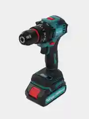 Синий шуруповерт-дрель Makita 24V, с железным патроном