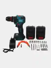 Синий шуруповерт-дрель Makita 24V, с железным патроном