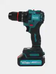 Синий шуруповерт-дрель Makita 24V, с железным патроном