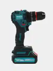 Синий шуруповерт-дрель Makita 24V, с железным патроном