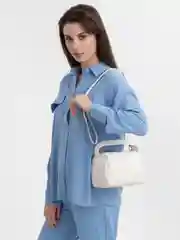 Белый сумка женская, кросс-боди