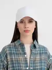 Белый кепка унисекс, бейсболка с сеткой