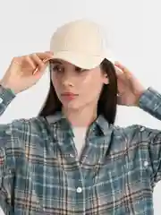 Бежевый кепка унисекс, бейсболка с сеткой