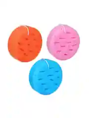 Мочалка-спонж, детская мочалка, 13,5х5 см, 3 цвета