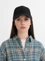 Черный кепка унисекс, бейсболка с сеткой