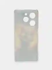 Индиго силиконовый чехол на Tecno Spark Go 2024/20C / Текно Спарк Го 2024/20C с рисунком