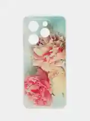 Конфетный силиконовый чехол на Tecno Spark Go 2024/20C / Текно Спарк Го 2024/20C с рисунком