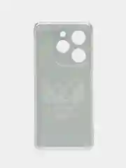 Приглушённый хаки силиконовый чехол на Tecno Spark Go 2024/20C / Текно Спарк Го 2024/20C с рисунком