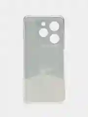 Серебряный силиконовый чехол на Tecno Spark Go 2024/20C / Текно Спарк Го 2024/20C с рисунком