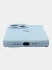 Голубой чехол Silicon Case на IPhone 11/12/13/14/15/Pro/Pro Max
