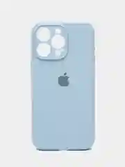 Голубой чехол Silicon Case на IPhone 11/12/13/14/15/Pro/Pro Max