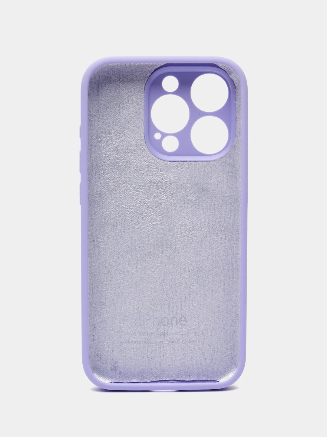 Лавандовый чехол Silicon Case на IPhone 11/12/13/14/15/Pro/Pro Max