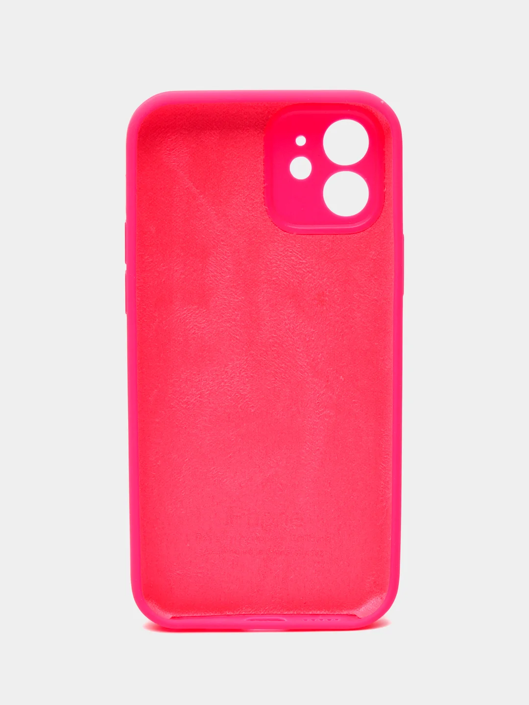 Розовый чехол Silicon Case на IPhone 11/12/13/14/15/Pro/Pro Max