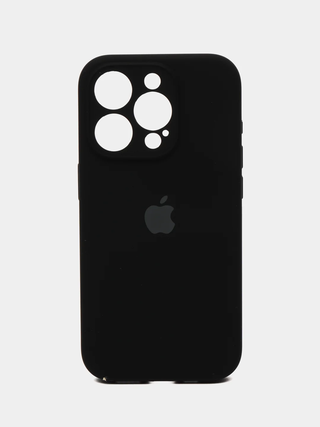 Черный чехол Silicon Case на IPhone 11/12/13/14/15/Pro/Pro Max