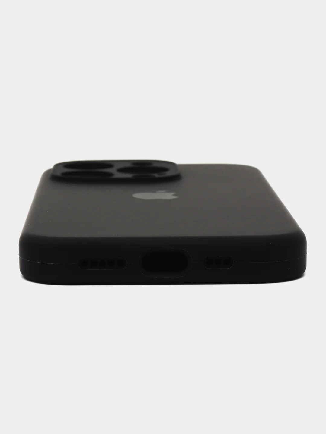 Черный чехол Silicon Case на IPhone 11/12/13/14/15/Pro/Pro Max